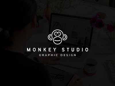 Monkey studios logo design