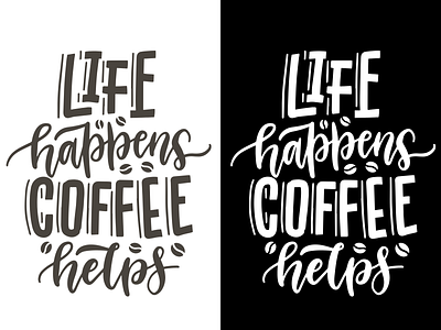 Coffee T-shirt design