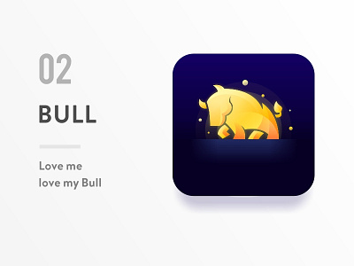 SA9527 - Animal icon design B animal bull sa9527