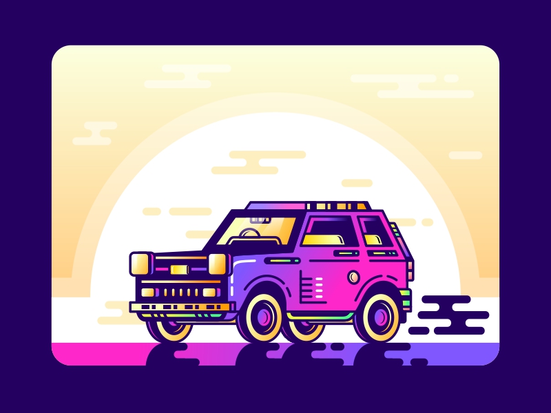 Car & Color : NISSAN by SA九五二七 on Dribbble