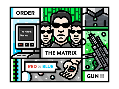 Sa9527-Movie & The Matrix gun movie neo order sa9527 the matrix