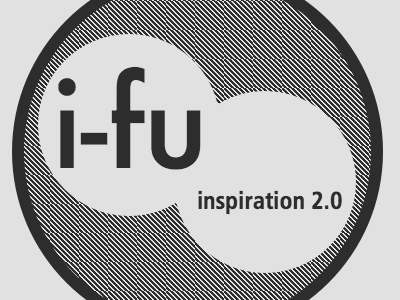 Inspiration-fu logo mono pixelated