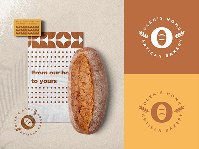 Olen's Home - Artisan Bakery bakery bakery logo brand branding bread design food graphicdesign icon logo logodesign type vector