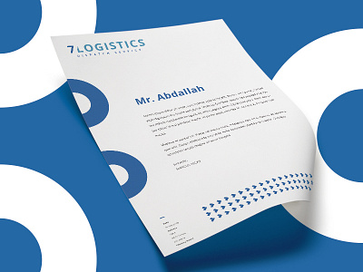 7Logistics - Dispatch Service brand branding design dispatch graphicdesign logo logodesign service shiping stationery type