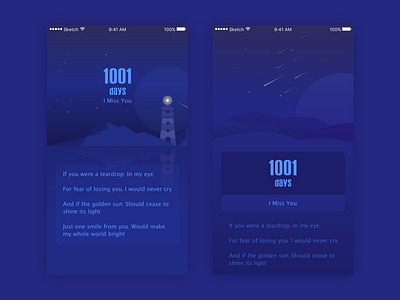 Daily Exercise — Try new styles 3 ios meteor moon star tower ui