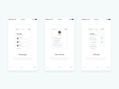 Daily Exercise — Try new styles 46 boot page carousel ios start page ui