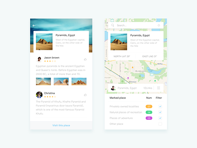 Daily Exercise — Try map series design 01 appraise filter ios map place travel ui