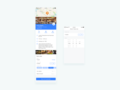 Daily Exercise — Try map series design 05 appraise book filter ios loaction map order restaurant time ui
