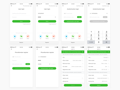 Daily Exercise — Module 01 authentication clean information ios join in login register ui