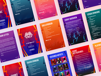 Colorful Festival Pitch Deck