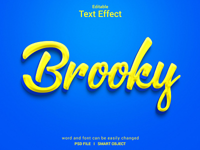 3D Text Effect 3d 3d effect background branding cartoon graphic design presentation text text effect typography