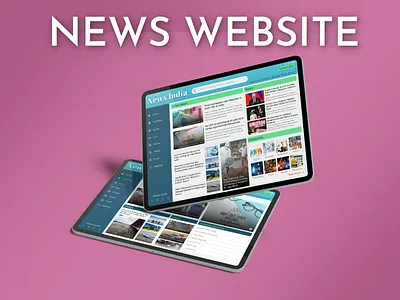 News Website adobe xd app design design figma imac ipad ipad mockup laptop mockup moackup mock up news website design news website ui design photoshop ui user experience ux web design web ui web ui design