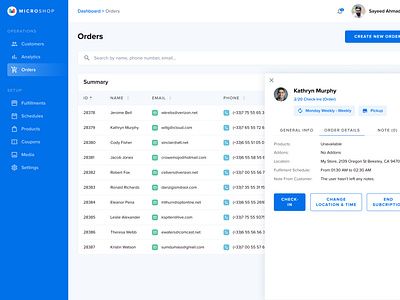 Merchant Dashboard UI by Sayeed Ahmad on Dribbble