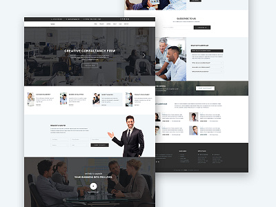 GaGo - Business Consulting and Finance Website Template