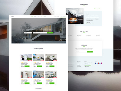 Lirive - Real Estate Landing Page