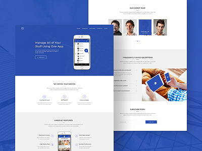 App Landing Page Template