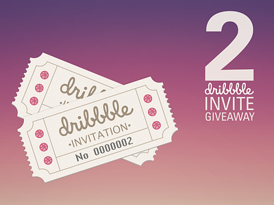 Dribbble Invite x2