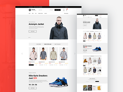 Ecommerce Website Landing Page