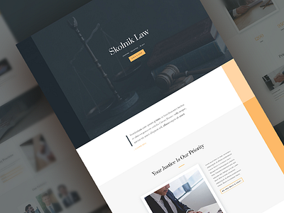 Law Firm Website Template - Sneak Peek