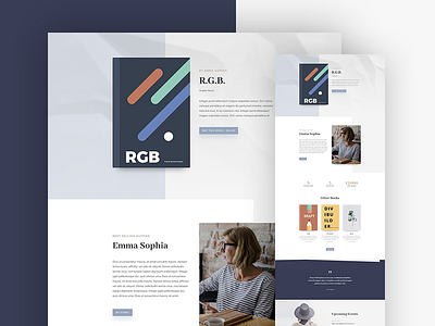 Author Layout Pack for Divi author book divi ecommerce landing layout online store portfolio template website wordpress writer