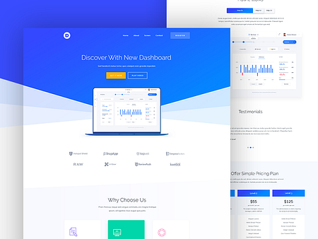 Saas Landing Page Design by Sayeed Ahmad on Dribbble