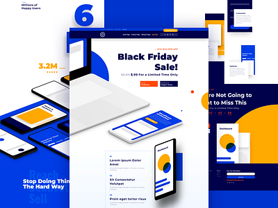 App Landing Page for Divi (Black Friday)