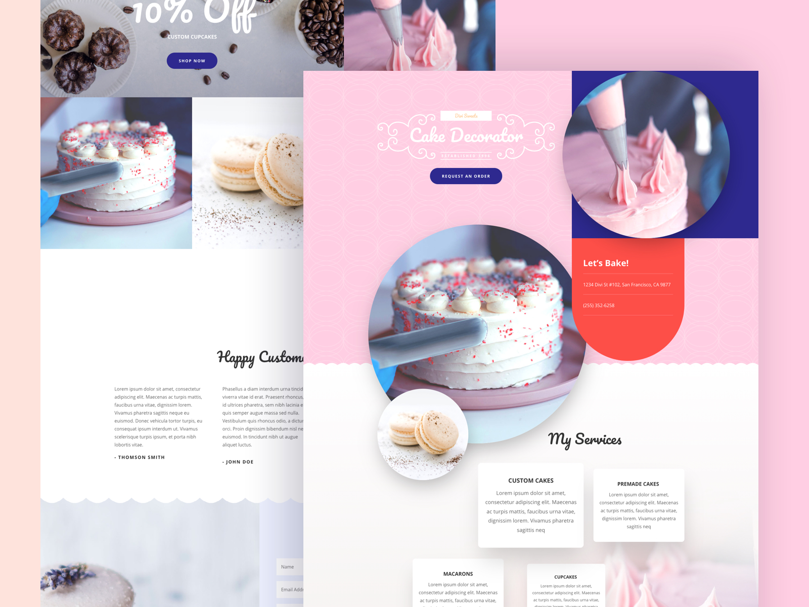 Divi Plus Child Theme for Confectioners and Bakers
