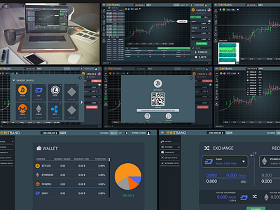 Cryptocurrency UI/UX bitcoin ui ux web webdesing