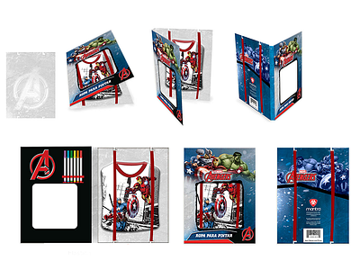 Avengers Tshirt Packaging concept disney marvel packaging product