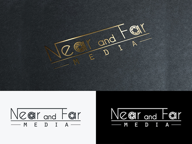 Near and Far Media Logo by 🟪 LeonelKrea | | UI/UX | Graphic Designer ...