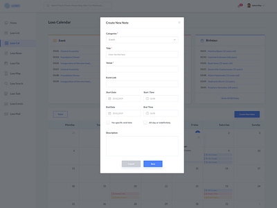 Schedule Web App by Kazi Sayed for Dropex UI/UX Agency on Dribbble