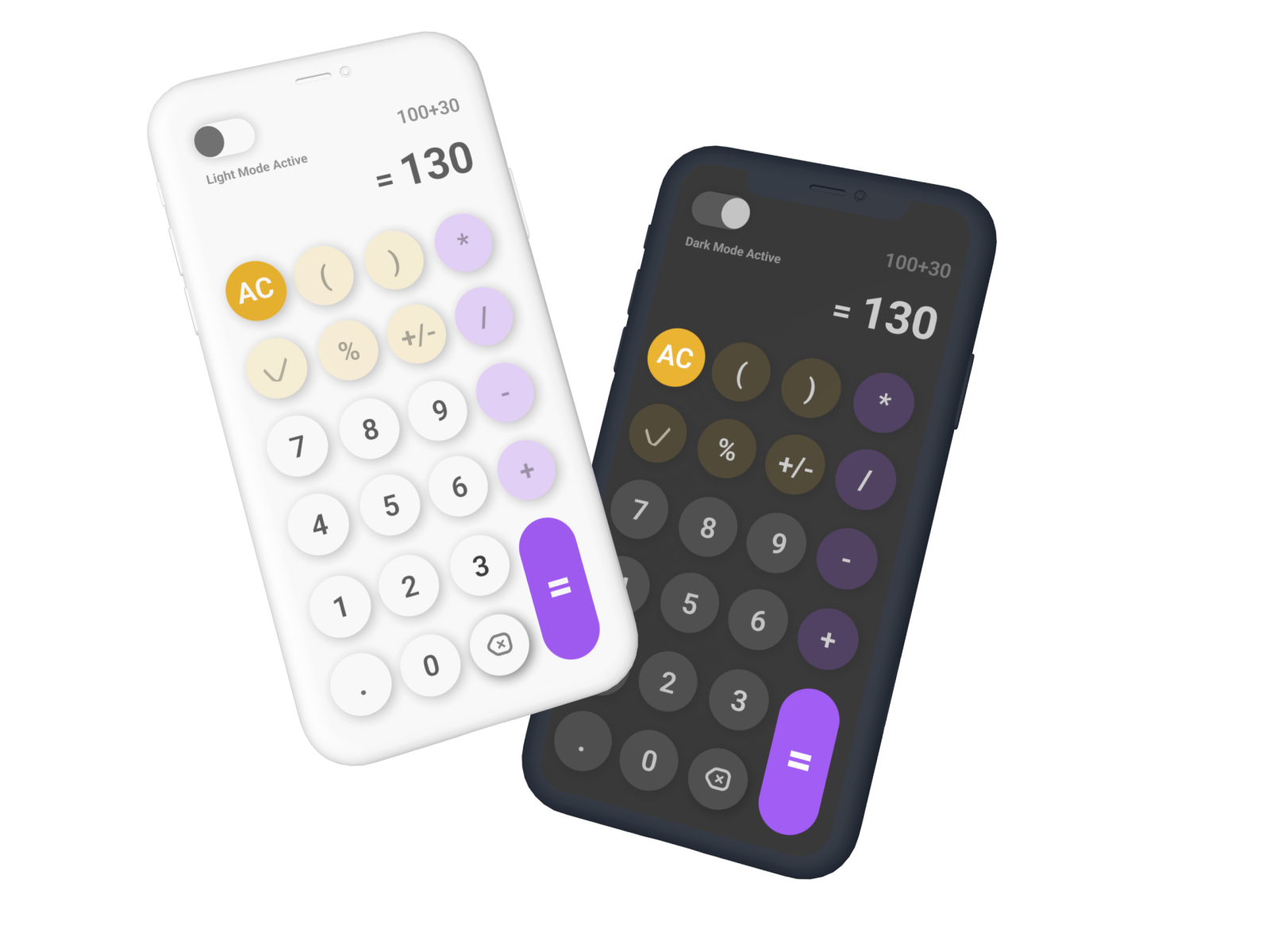 Calculator UI Design by Adhik Pandey on Dribbble