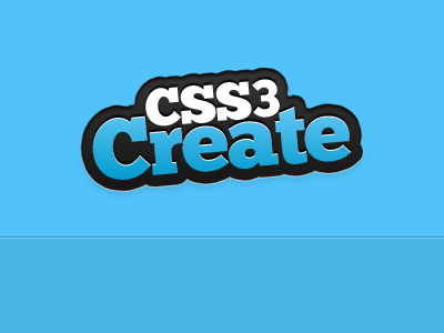 New CSS3Create logo css3 logo