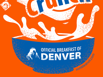 Siemian Toast Crunch cereal crunch denver broncos football orange toast trevor siemian vintage