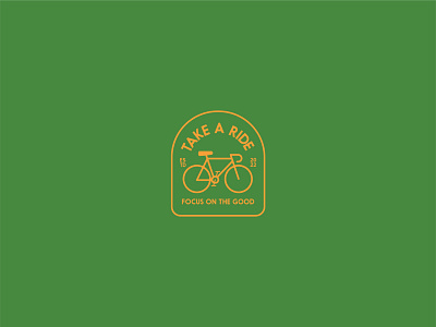 TAKE A RIDE :) bicycle bike brand branding design icon illustration label logo nomad ride vector