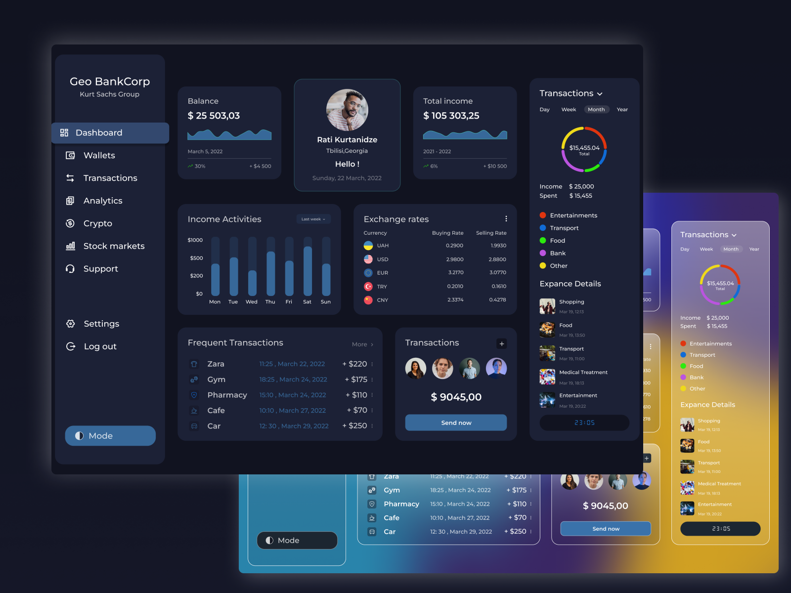 Bank by rati kurtanidze on Dribbble