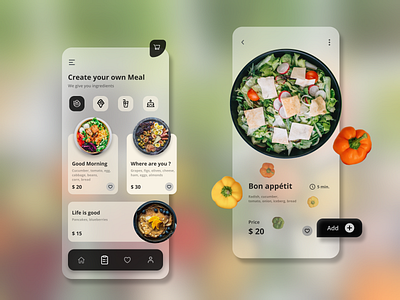 meal plan android app app design apple art colorful colors creative design designer figma food health ios mobile mobile app mobile app design mobile ui ui ux
