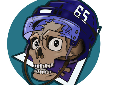 Ice Hockey ahl game helmet hockey ice nhl play skull