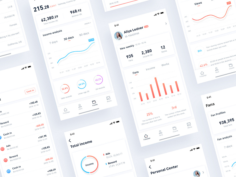 Transaction management system dashboard by Daw_Zhang for BestDream on ...