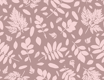 Falling leaves seamless pattern art background decorative design fall graphic design illustration leaves pattern pink print seamless pattern surface design textile design vector wallpaper
