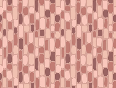 Rounded blocks pink brown seamless pattern art background brown decorative design graphic design illustration pattern pink print surface design textile design vector wallpaper yulia chepurova