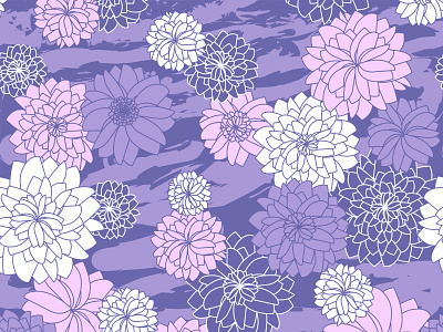 Very peri floral seamless pattern animal skin background blooming decorative design floral flowers graphic design illustration purple seamless pattern textile design very peri