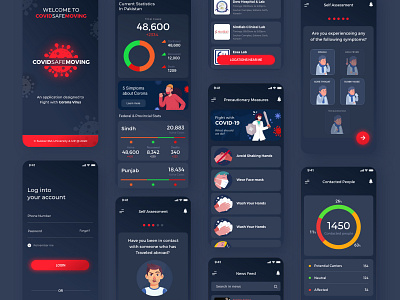covidapp app app design appdesign appdesigner cover design covid covid 19 covid19 covidapp design designs illustration mobile app design mobile ui ui uiux ux