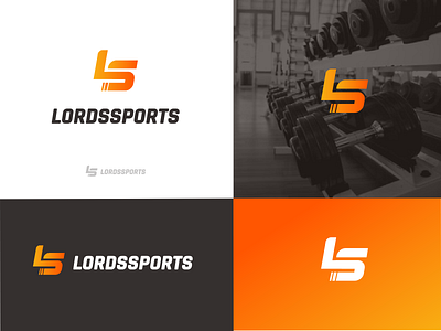 Lordssports logo branding branding and identity creative design ecommerce gym identitydesign logo logo design logotype mark sports website