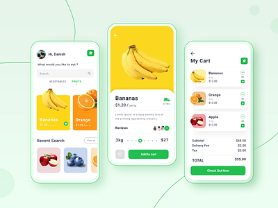 Fruit App by Danishali on Dribbble