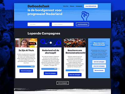 DeGoedeZaak activism social ux webdesign