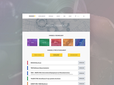 Insidix Landing page