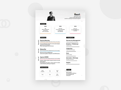 Personal Resume - Bazil Hamard - 2018