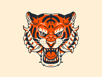 Fire Tiger Head