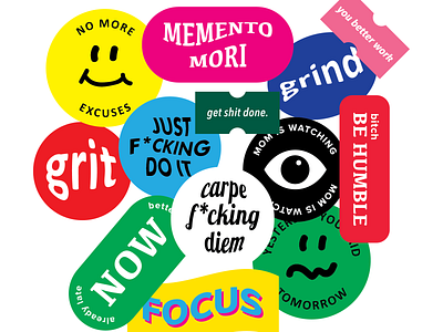 Motivation Sticker Set